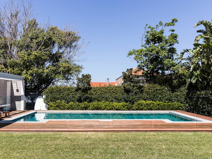 You'll love the fully fenced pool in this secluded garden