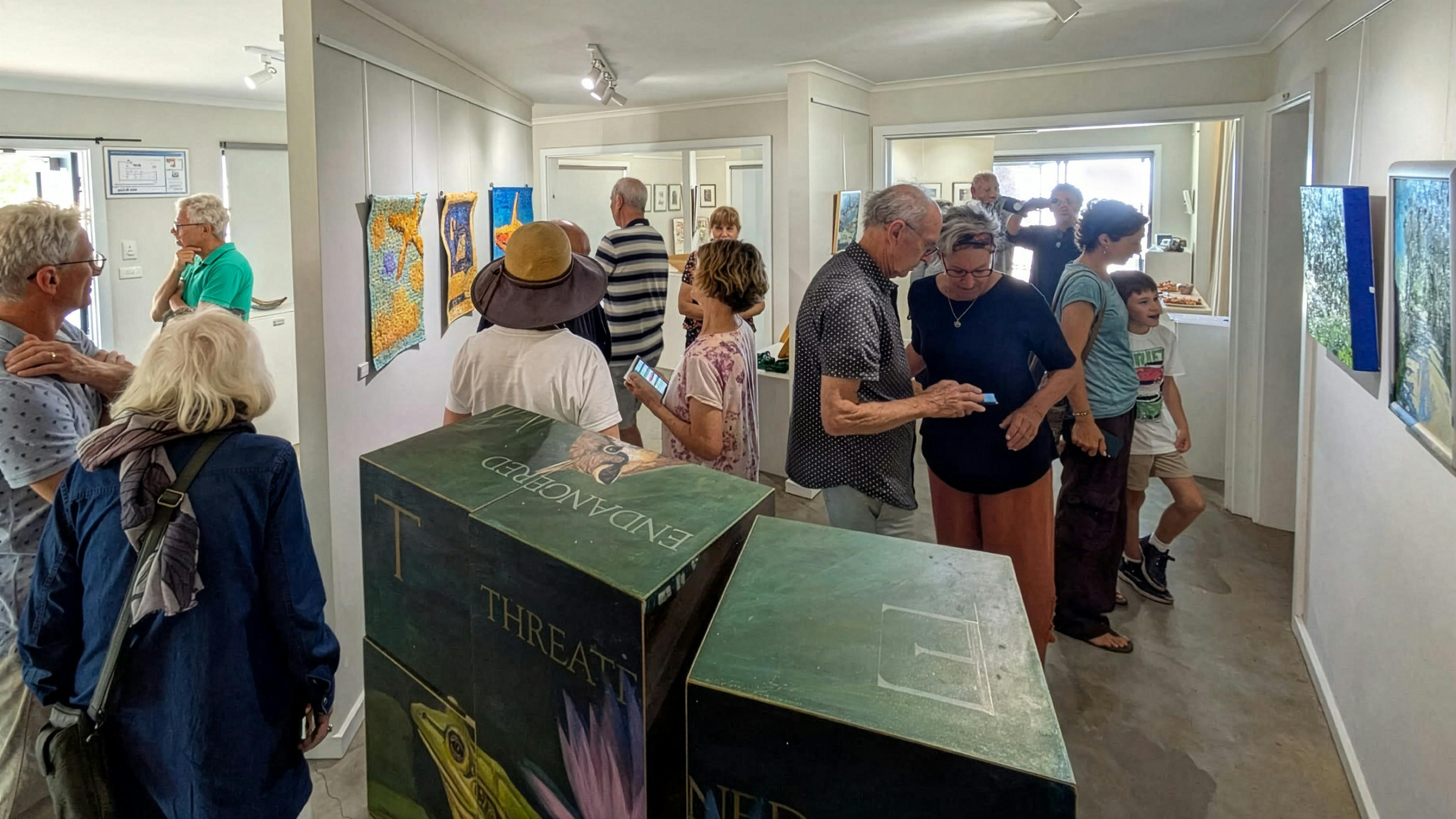 interior gallery pic opening of exhibition