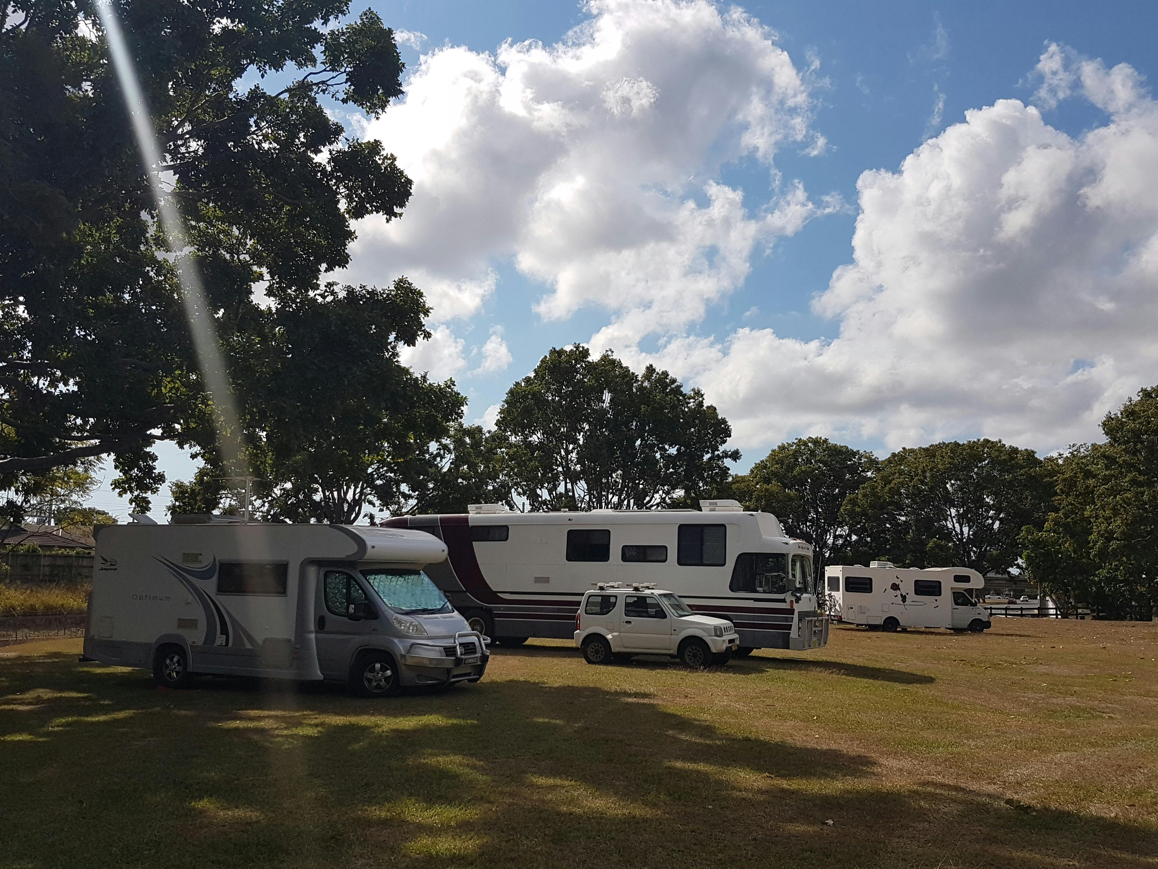 RVs on site