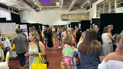 Attendees exploring Your Local Wedding Guide Canberra Expo.