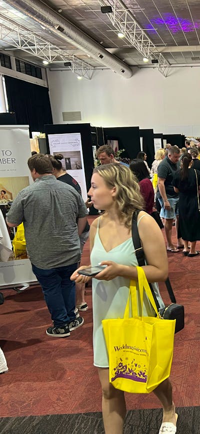 Attendees exploring Your Local Wedding Guide Canberra Expo.