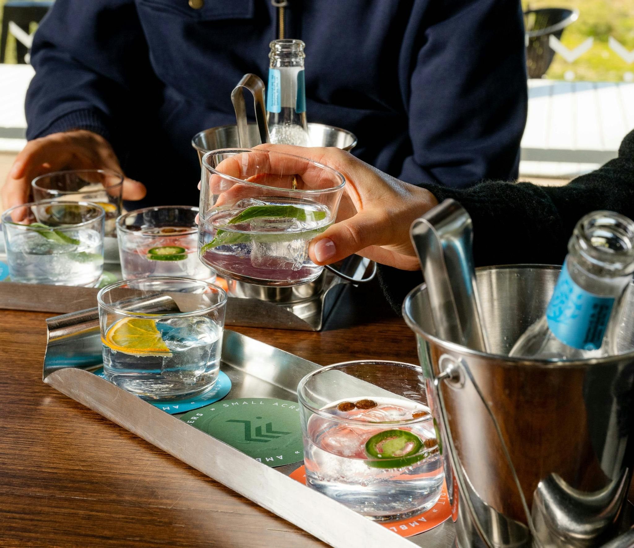 Gin Tasting Flight at Ambleside Distillers