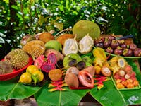 Exotic fruit on display at Cape Trib Farm