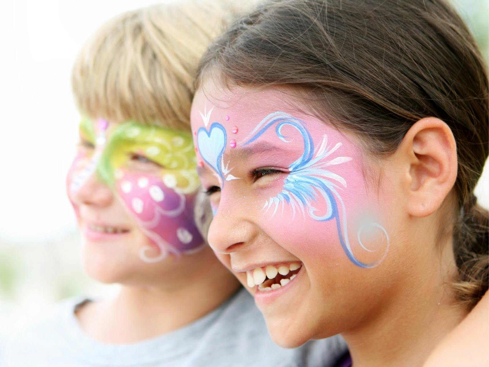 Kids with Face Painting
