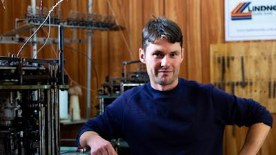 Lindner Socks 10th generation sock maker Andrew Lindner.
