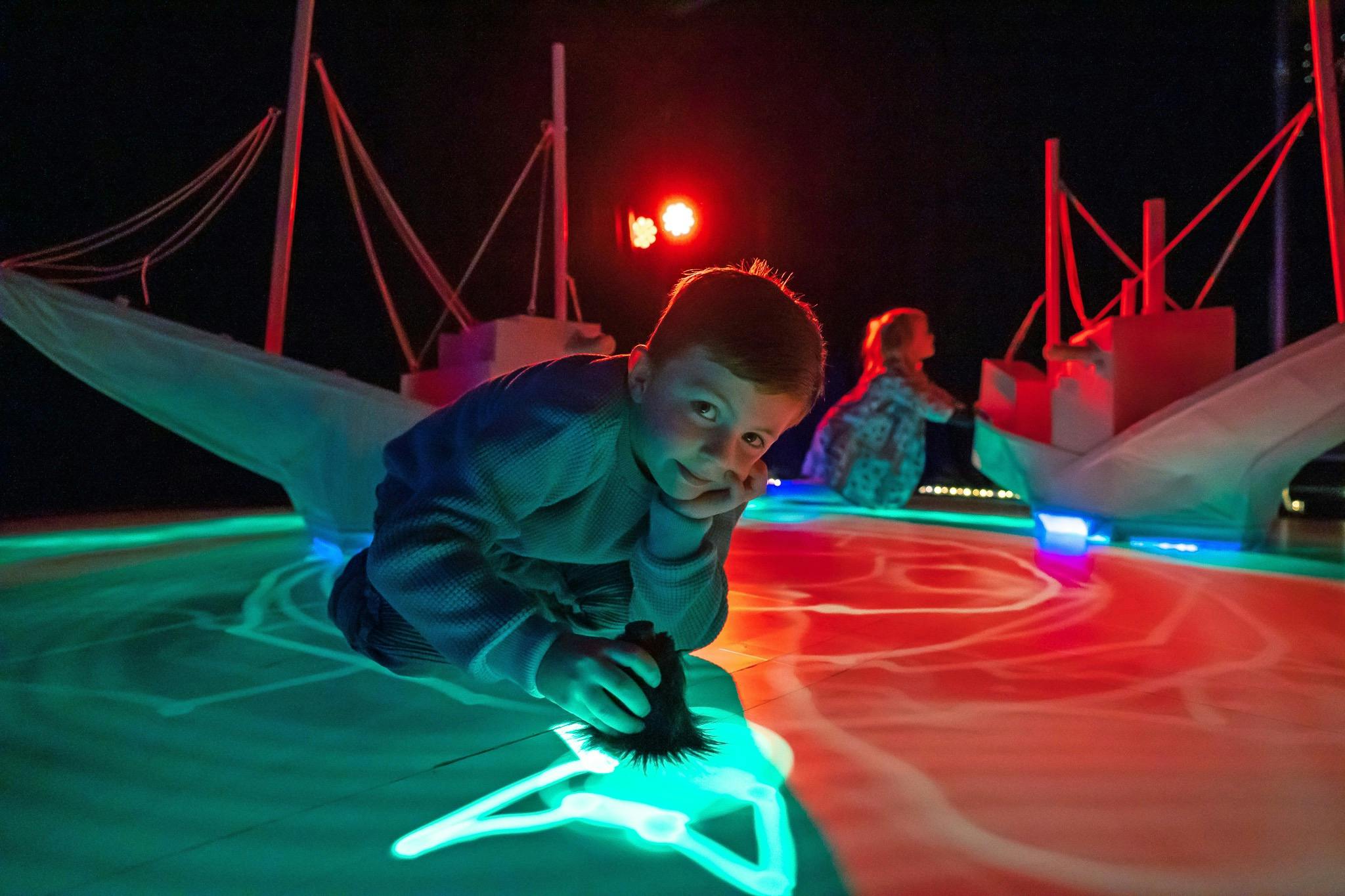 ILA Playground featuring Sea of Light and Neon Canvas