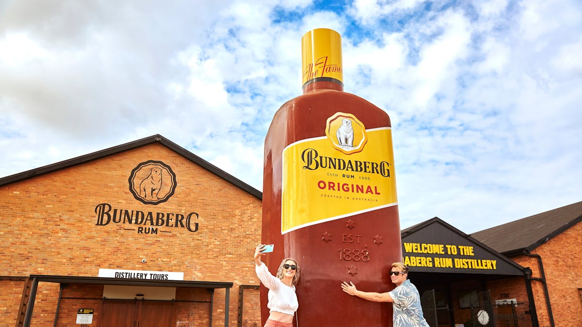 Bundaberg Rum Visitor Experience Big Bundy Bottle