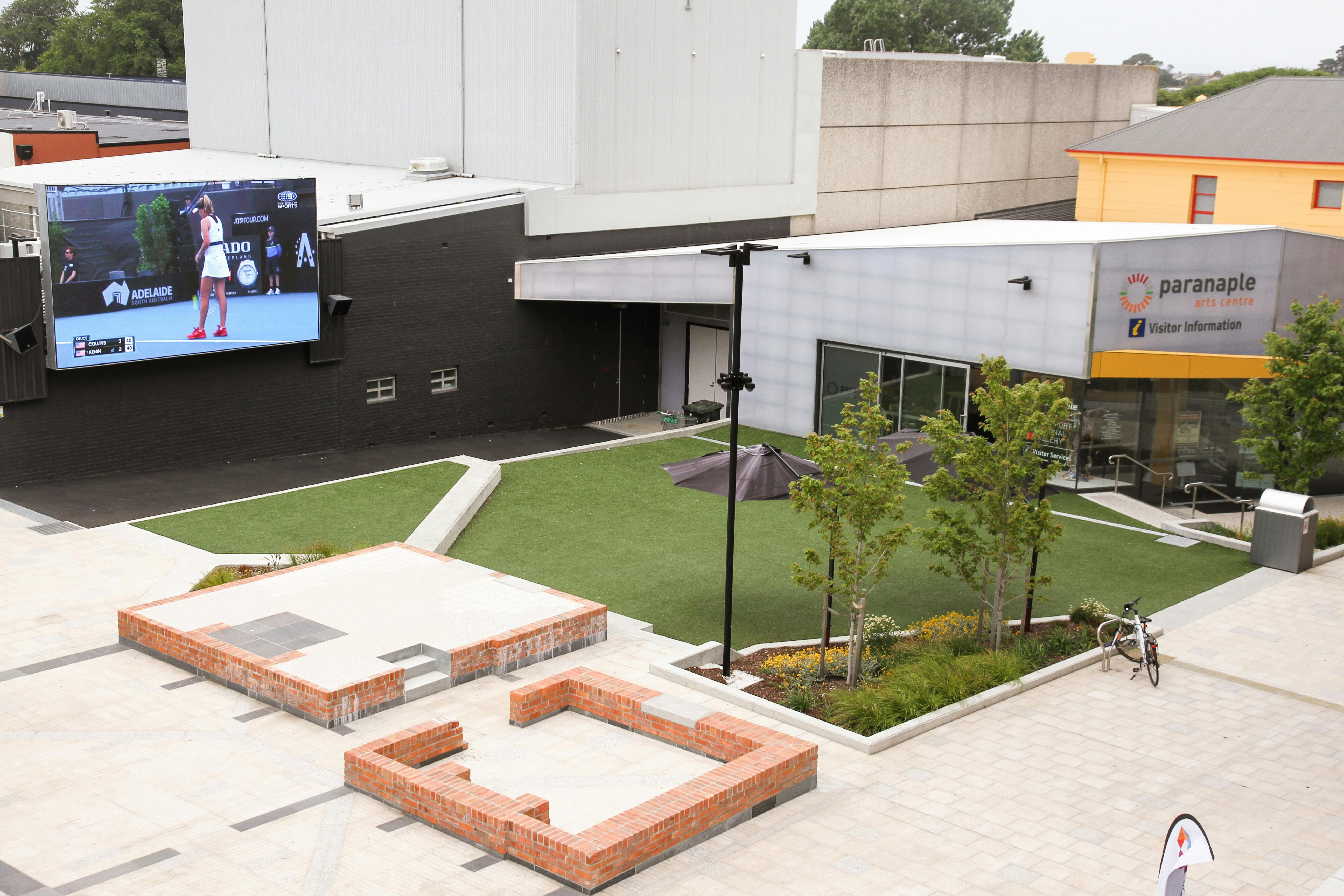 Market Square view of the paranaple arts centre