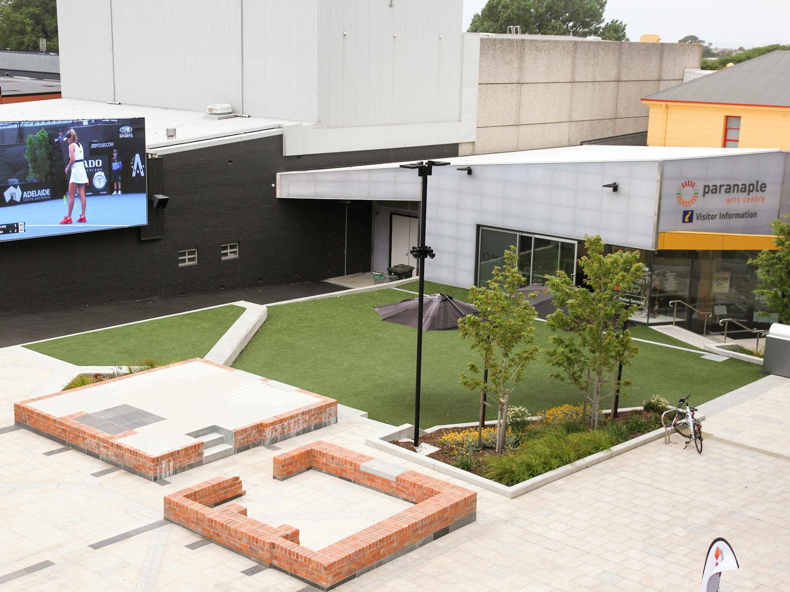 Market Square view of the paranaple arts centre