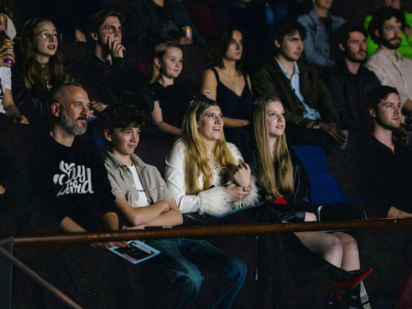 Audience enjoying the film screenings.©Brenton Cluff Vision Collective