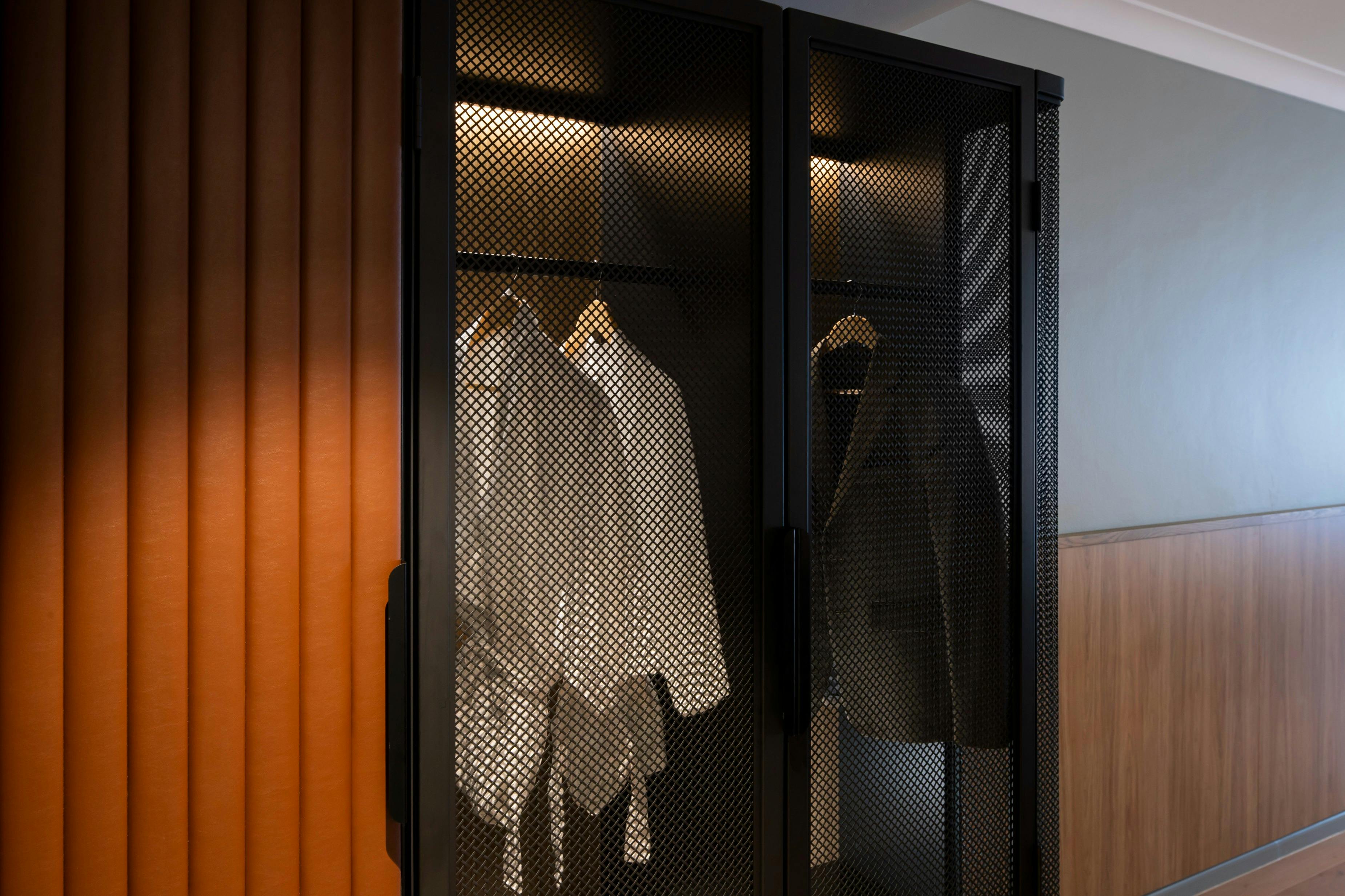 Picture of the wardrobe with Robes in it