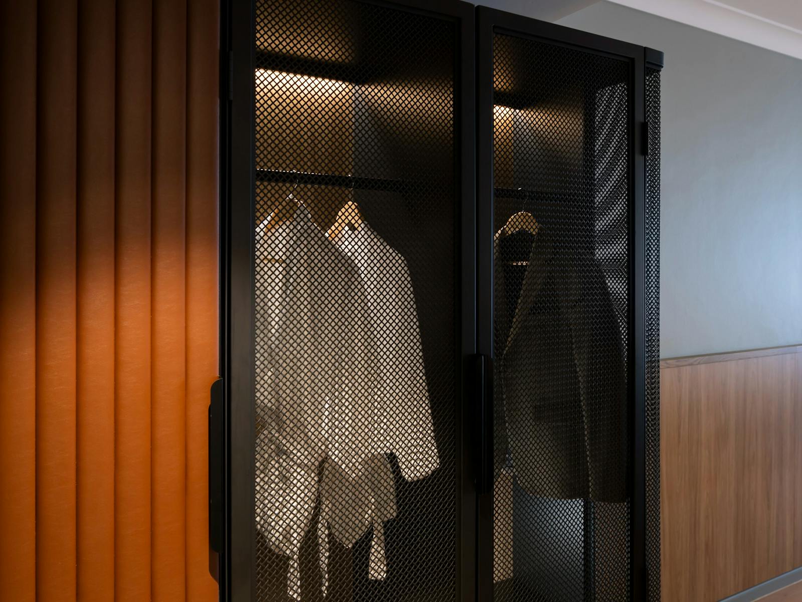 Picture of the wardrobe with Robes in it