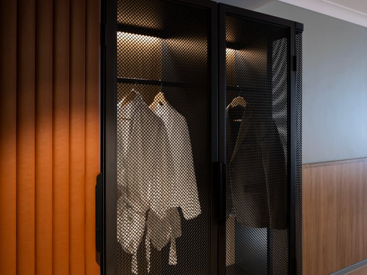 Picture of the wardrobe with Robes in it