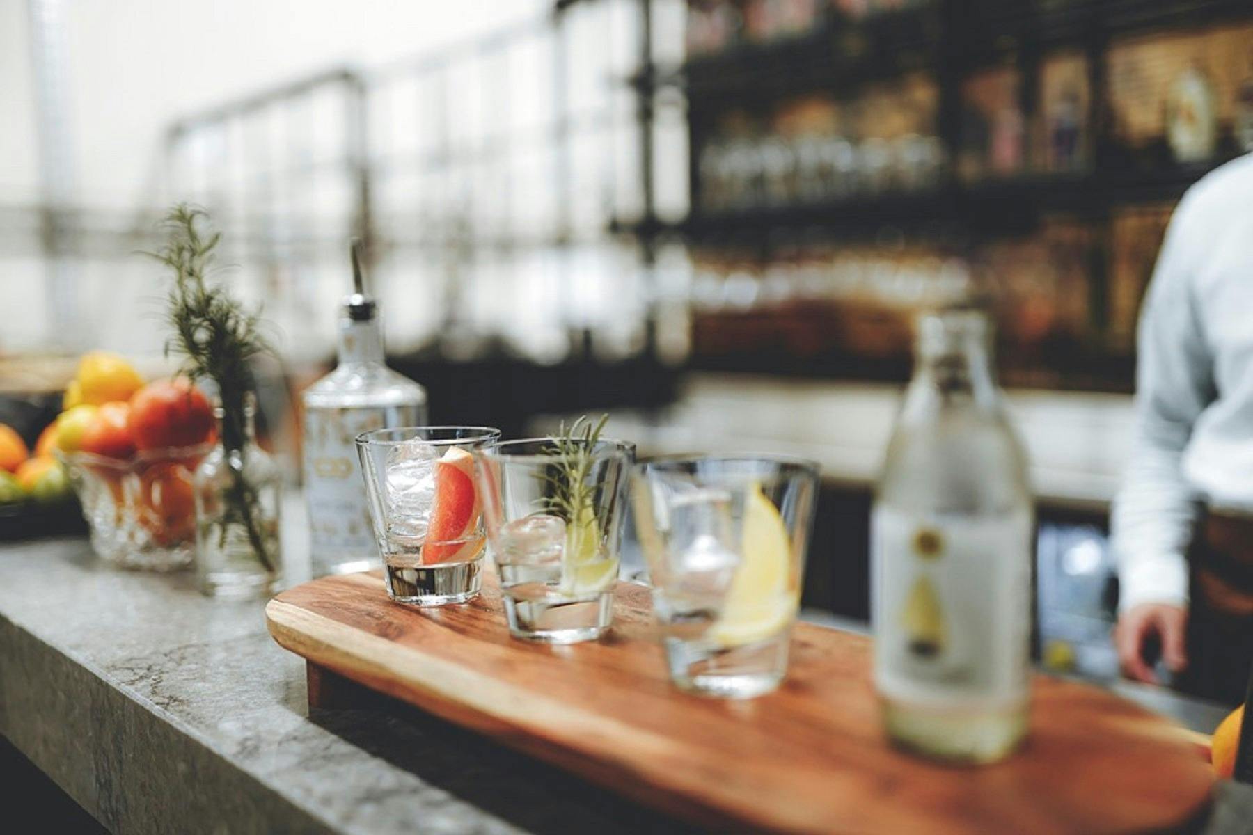 Ceres Distilling Co Gin tasting flight to try at Victoria's newest Gin distillery