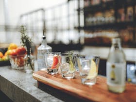 Ceres Distilling Co Gin tasting flight to try at Victoria's newest Gin distillery