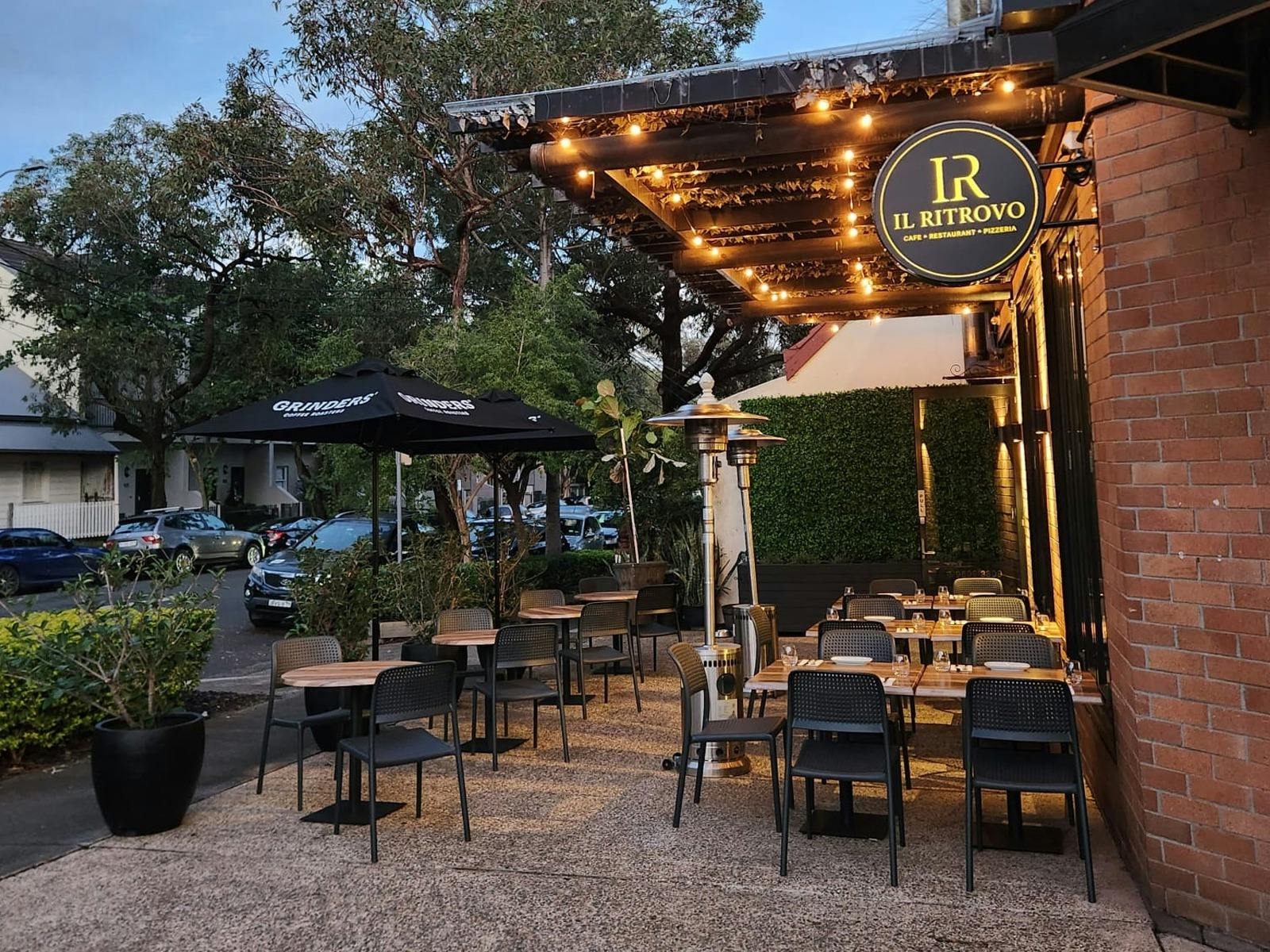 Il Ritrovo offers both inside and outside dining.