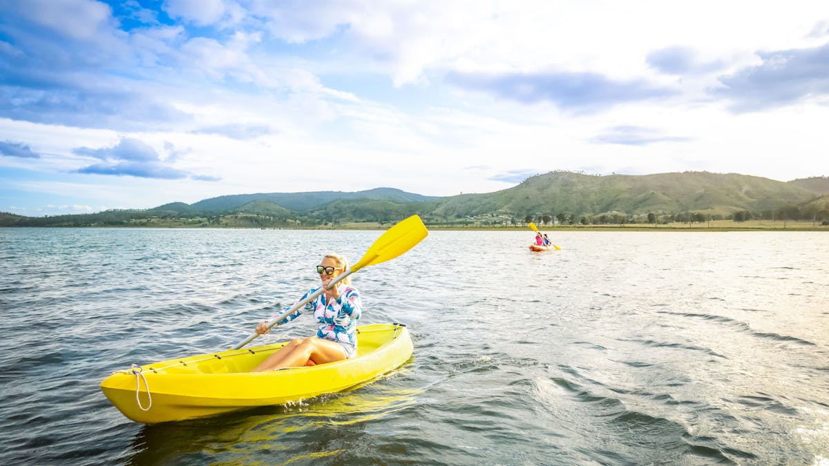 Kayaking on Lake Somerset