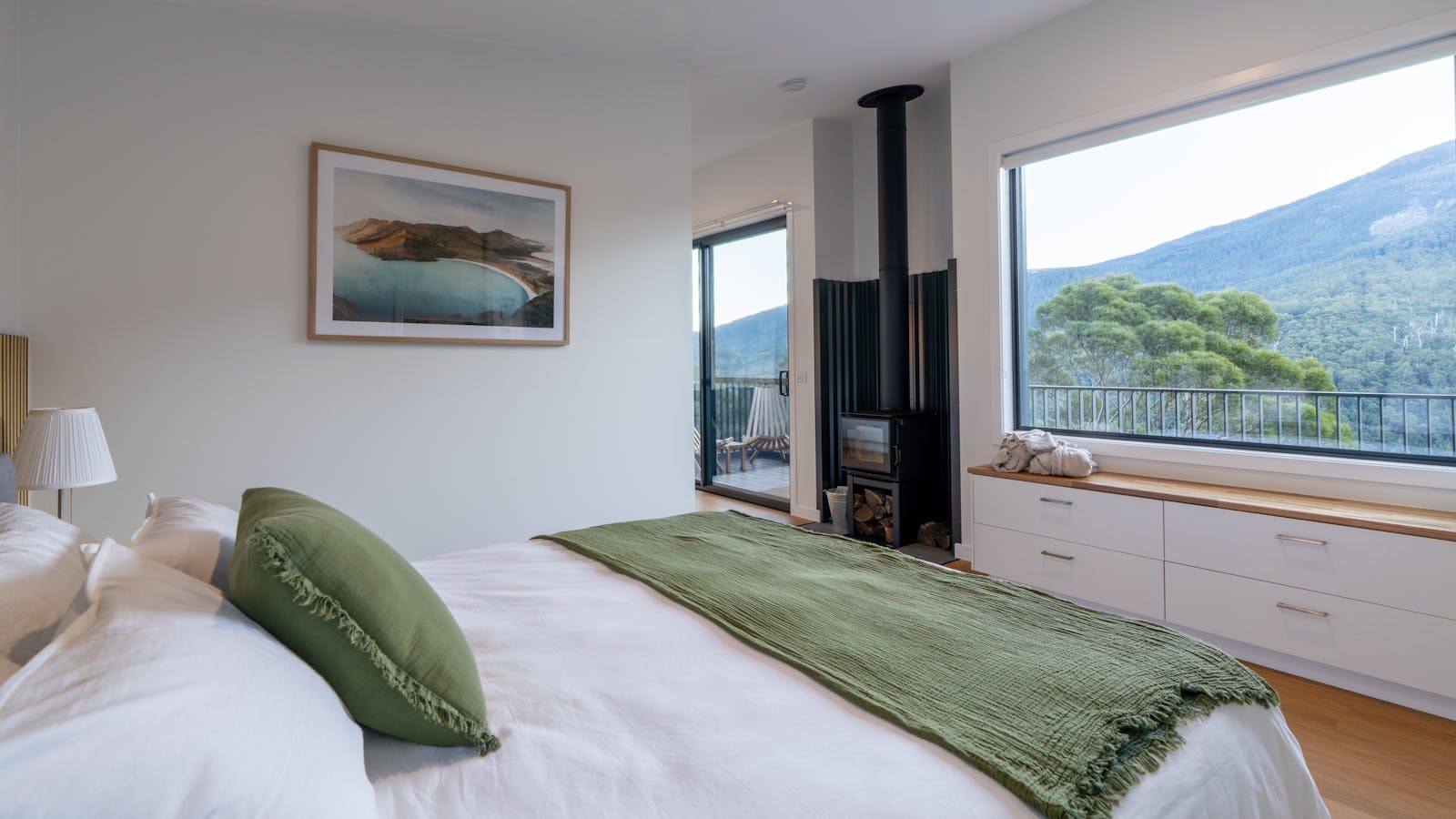 Bedroom Of Stillwater Cabin