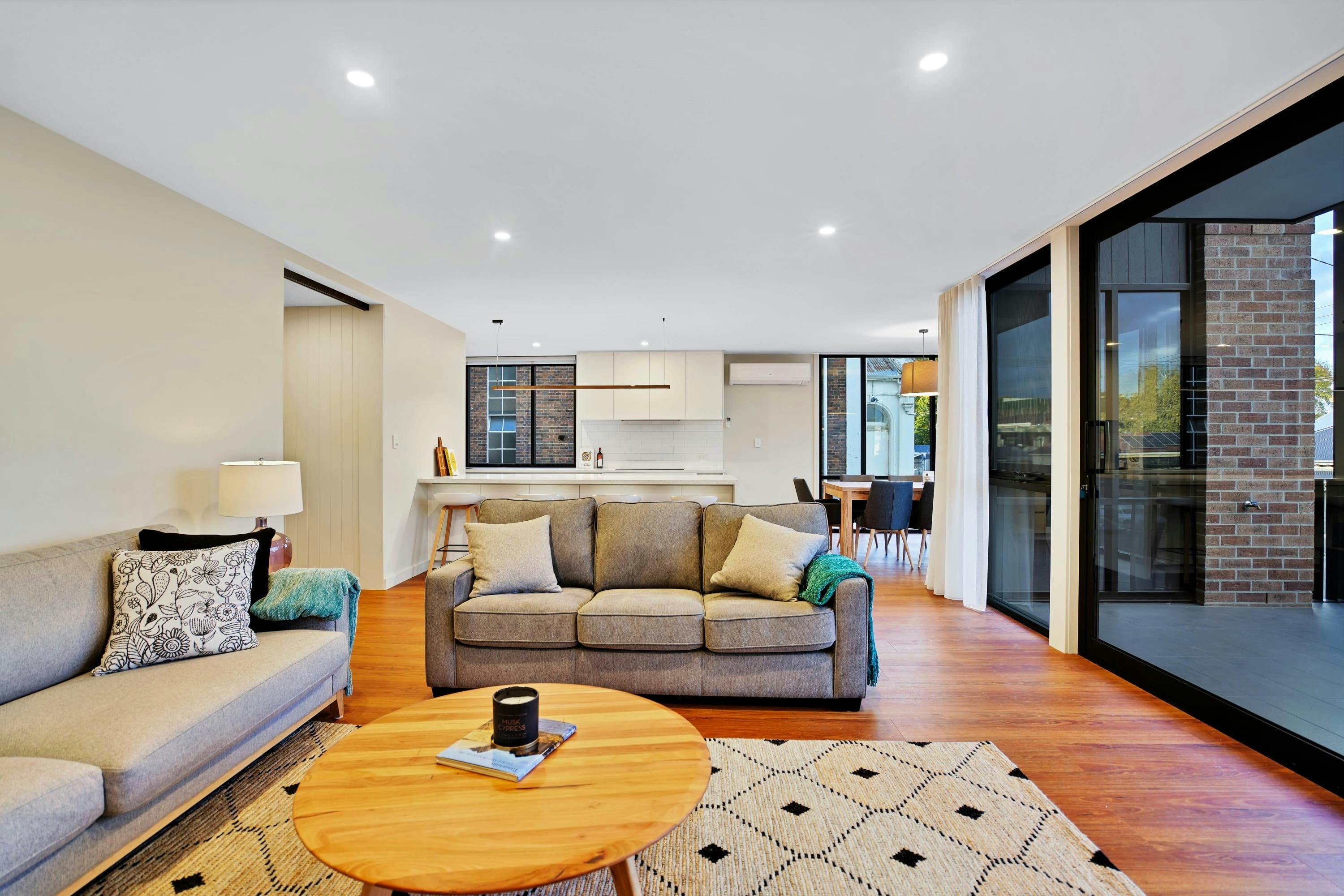 Open-plan kitchen living/dining