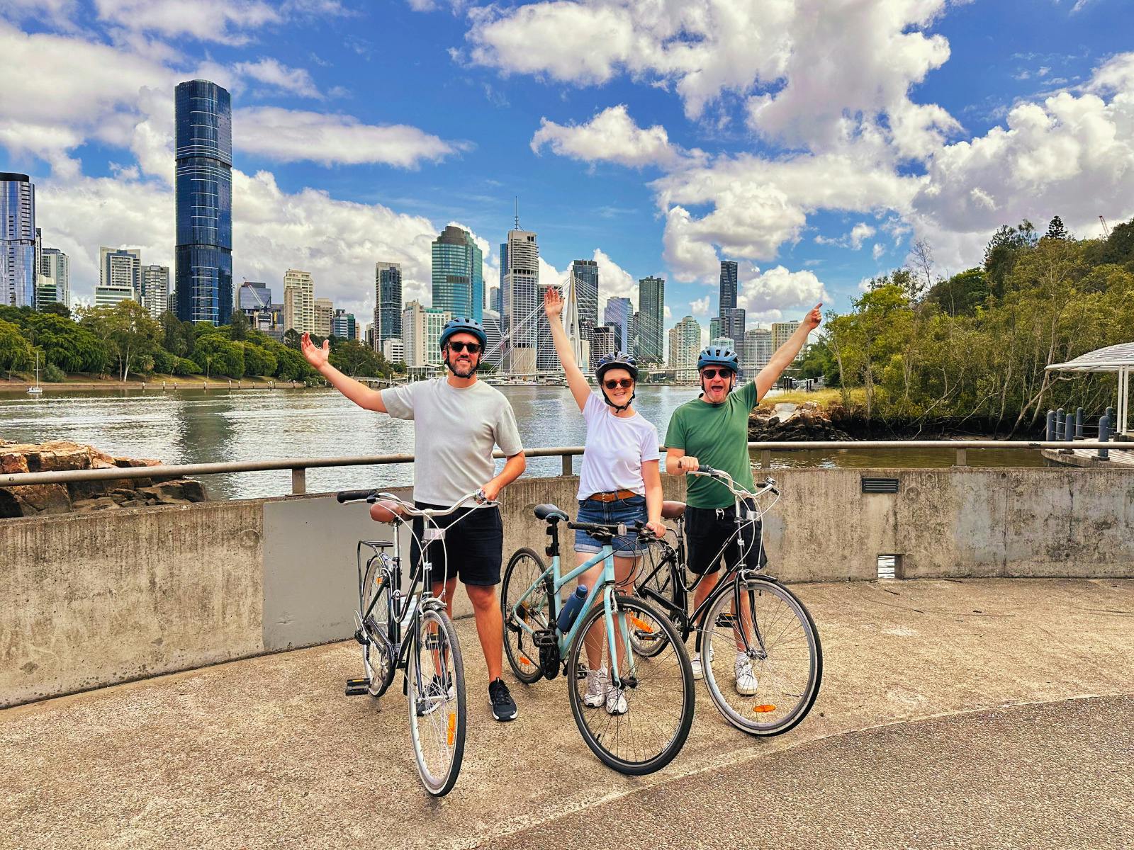 Ride through the Brisbane skyline