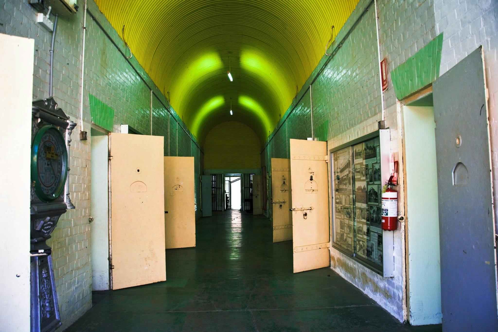 Cell block at the Gaol