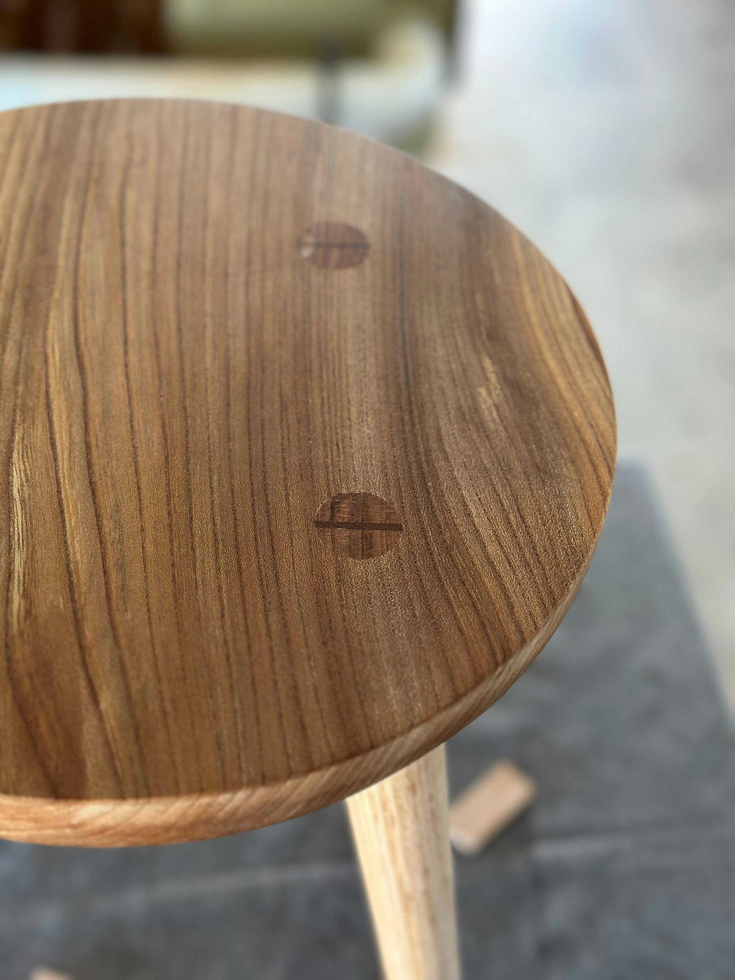 Elm stool