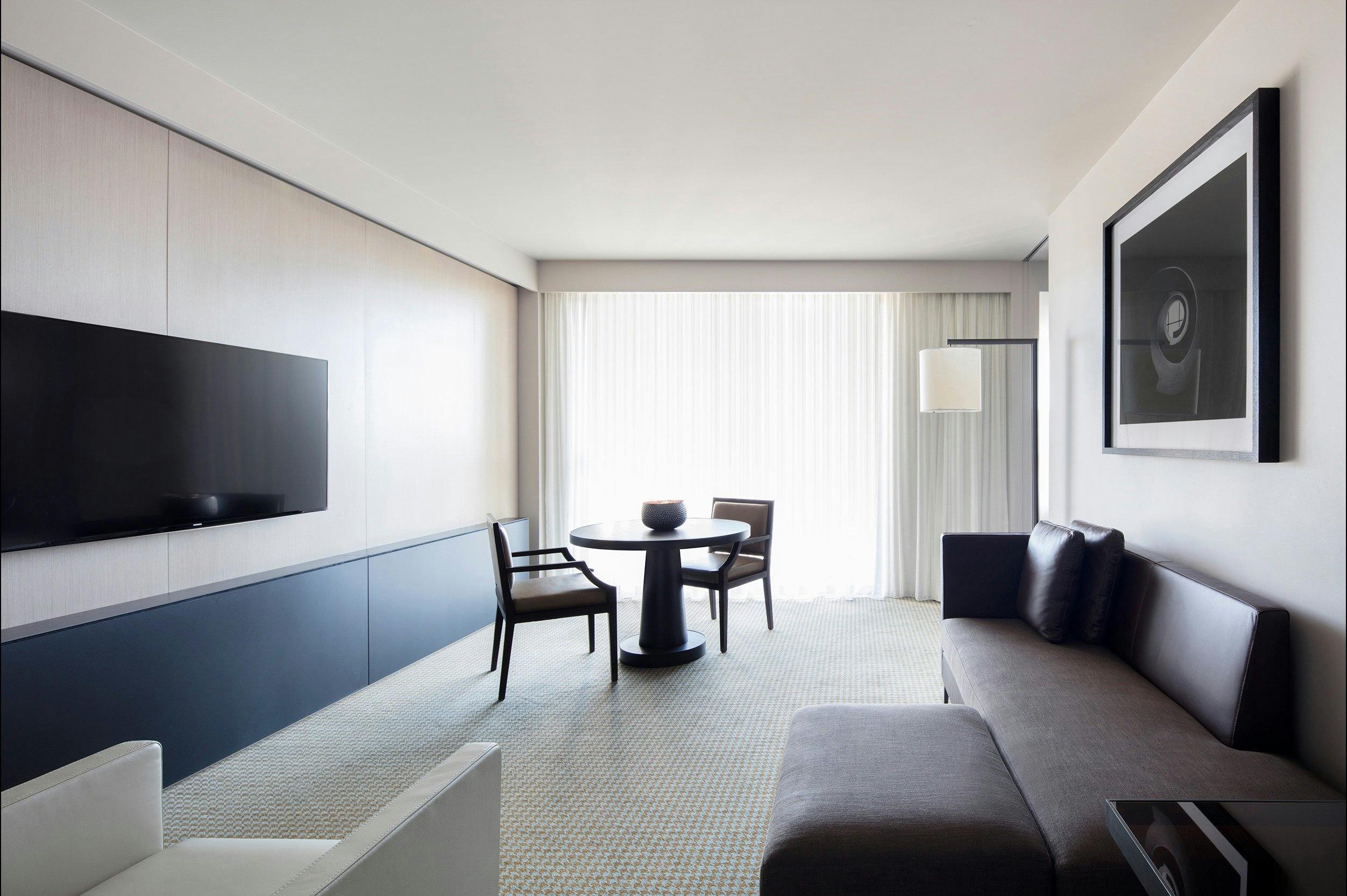 Living area in a Realm Suite