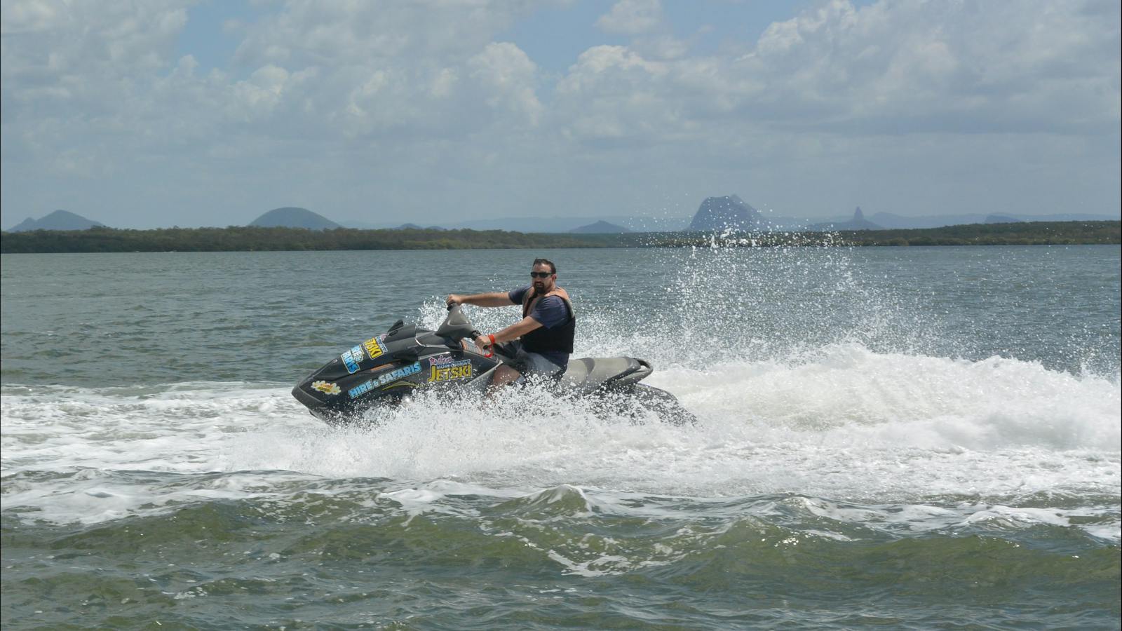 Doing the hot lap!