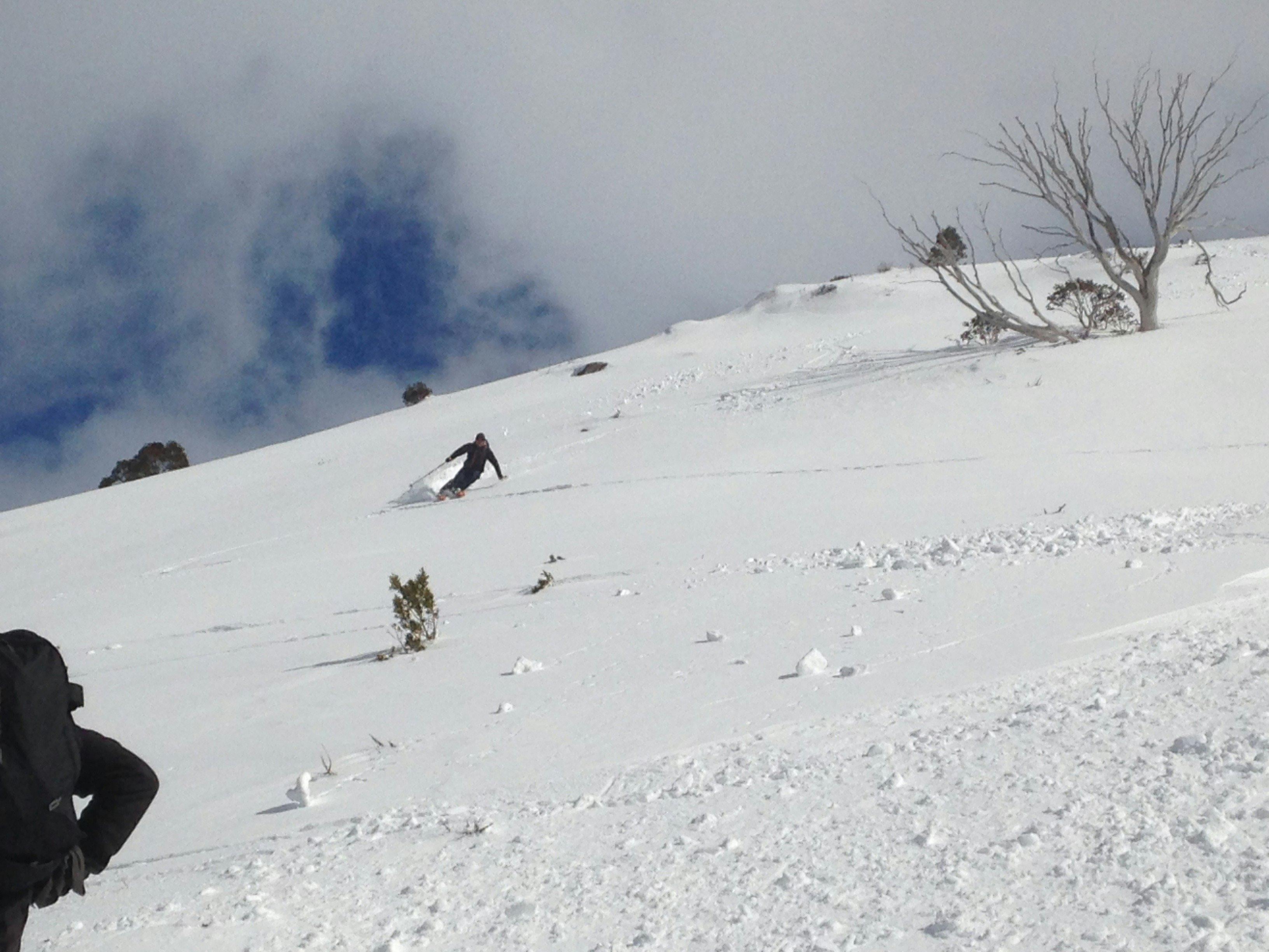 Skiing in the backcountry