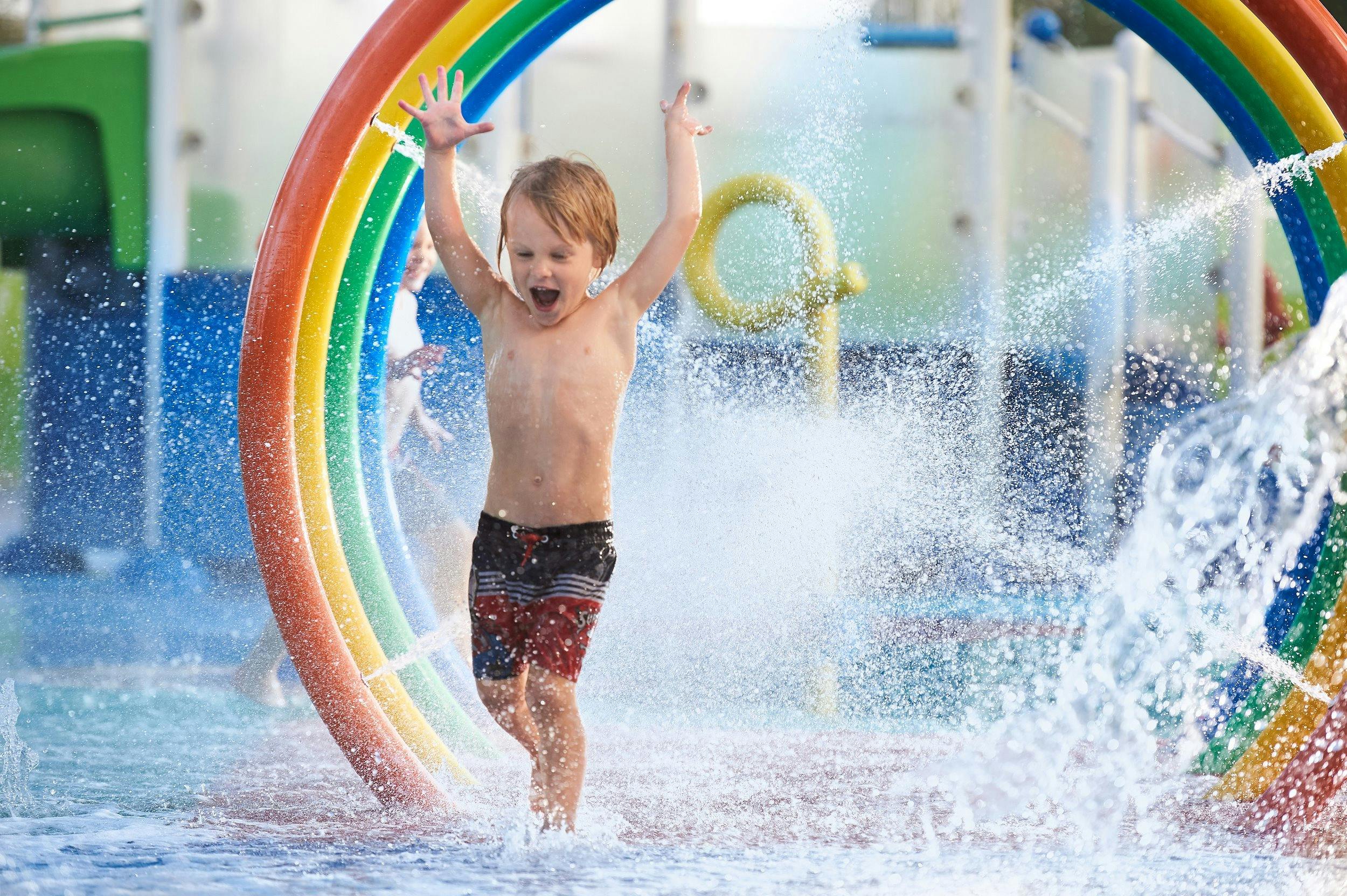 Hours of fun for the kids in the splash park