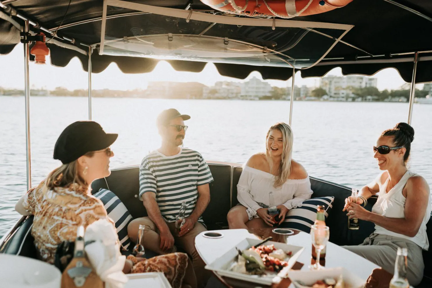 Private sunset cruises on Mooloolaba River