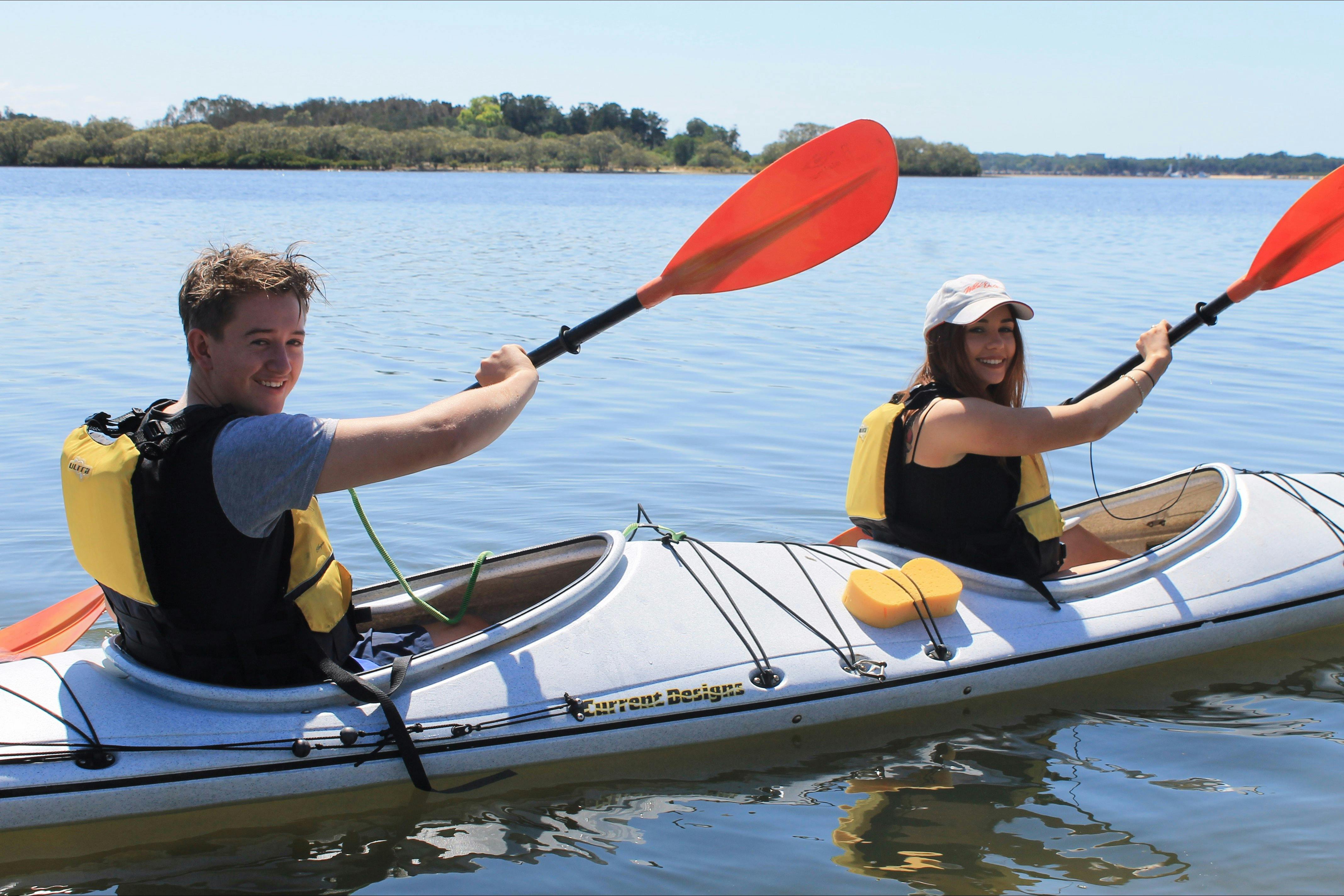 Double Kayaks are fun and easy to paddle