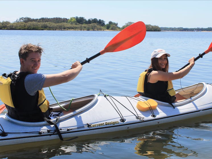 Double Kayaks are fun and easy to paddle