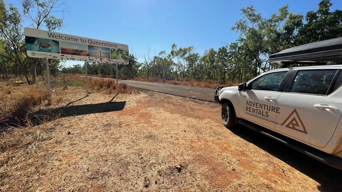 Welcome to Queensland sign