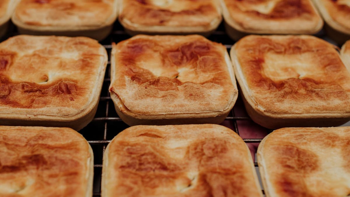 Delicious pies with a variety of flavours.