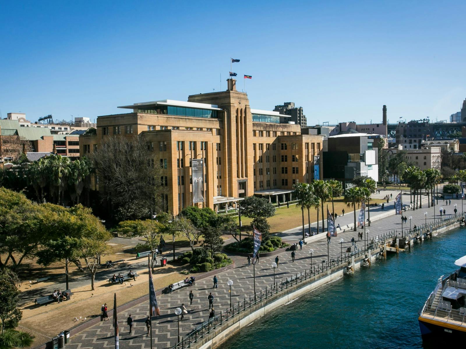 Exterior of the MCA building from Circular Quay
