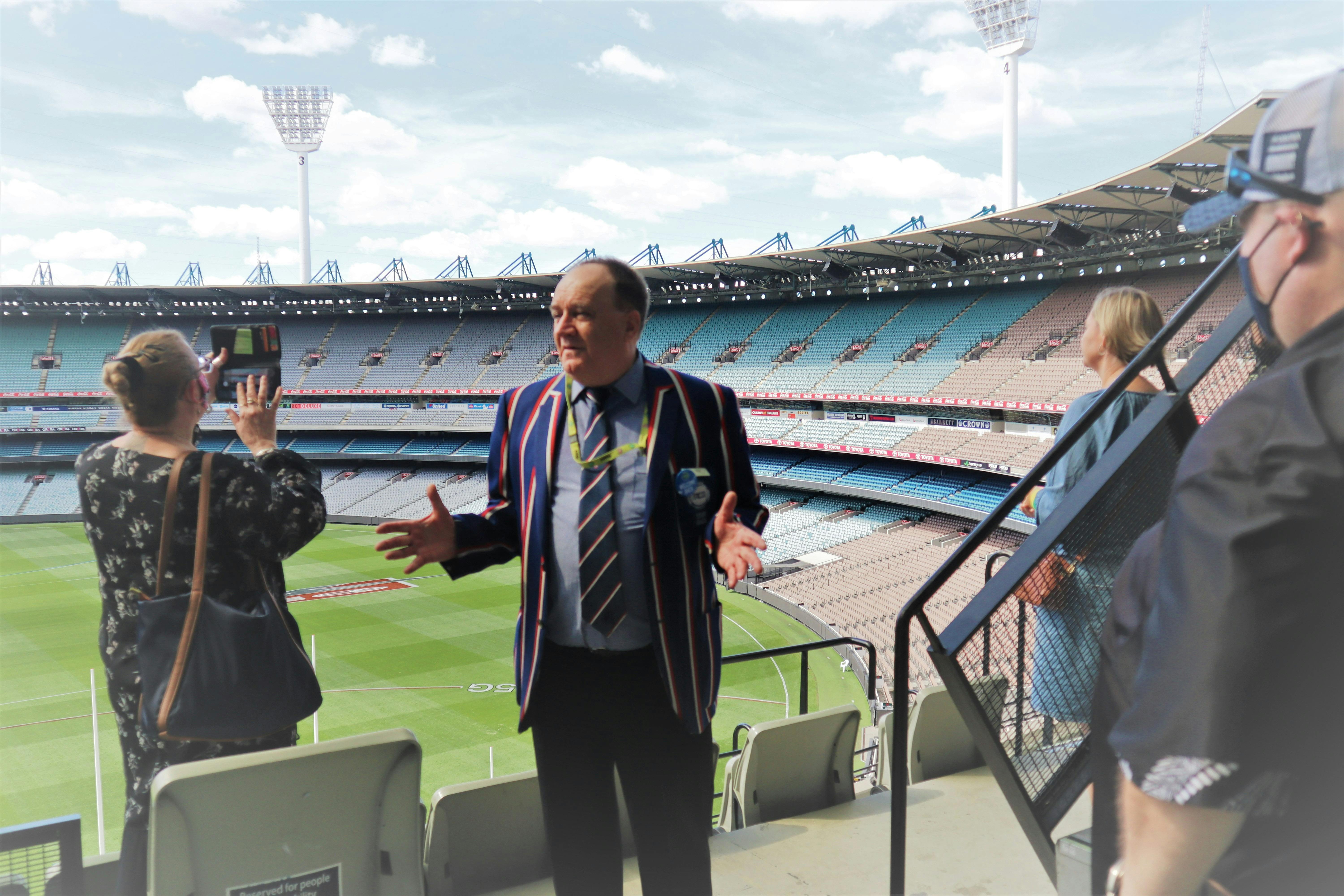Tour guide at MCG