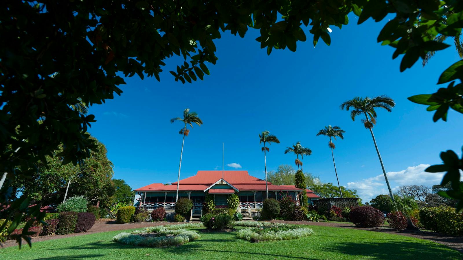 Front view of Greenmount Homestead