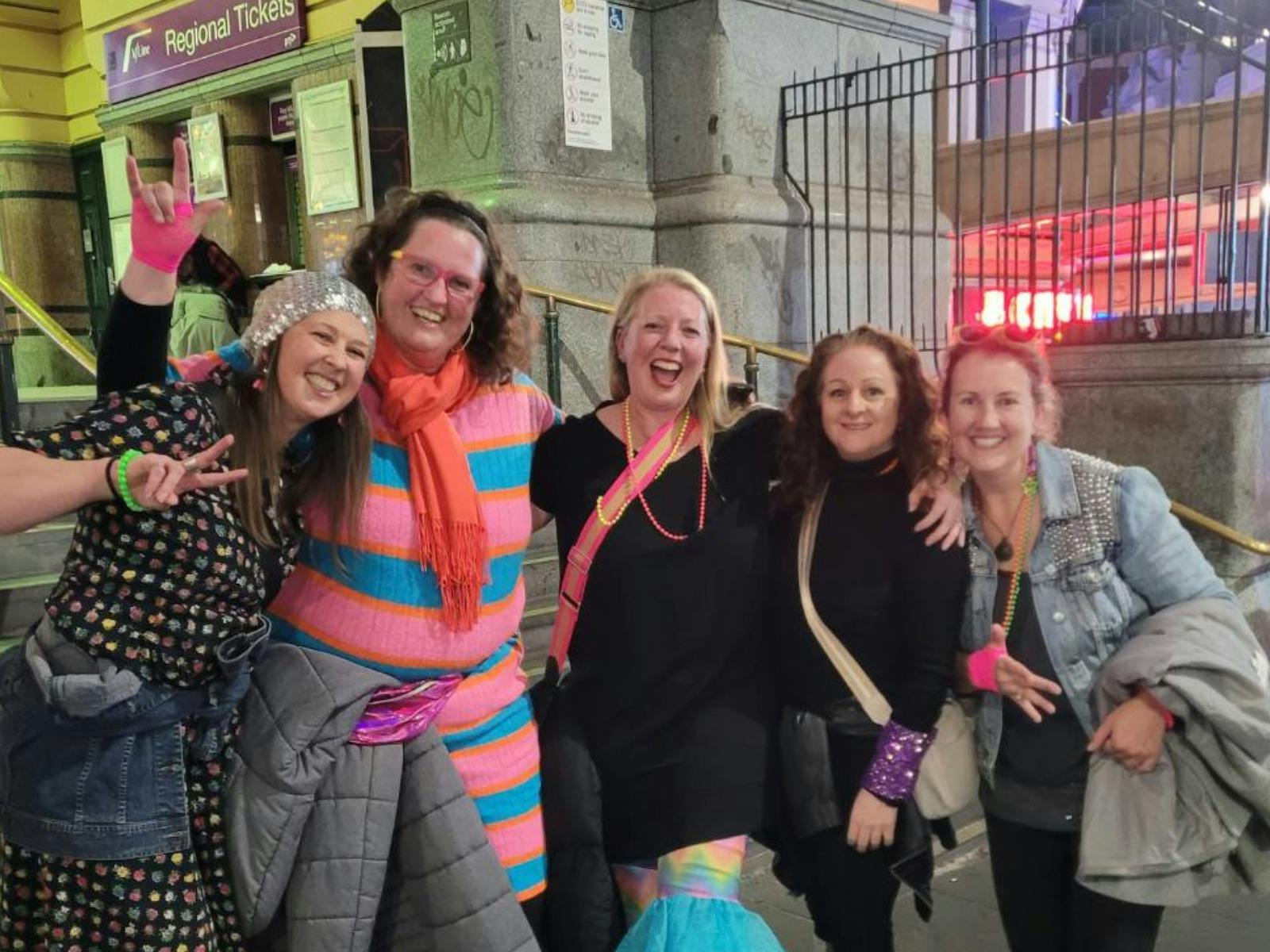 80s theme Silent Disco Walking Tour