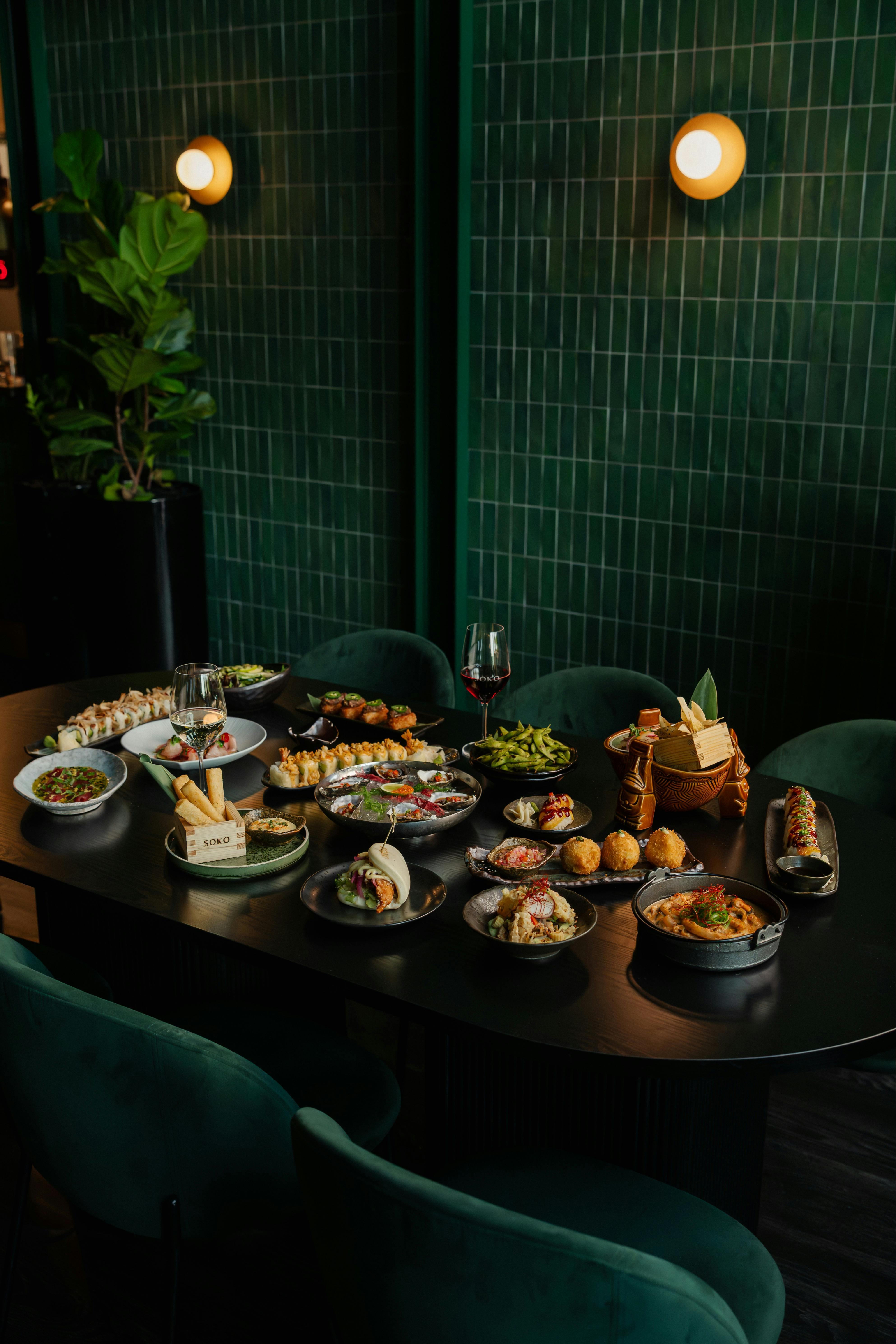 Soko's A la Carte Menu
