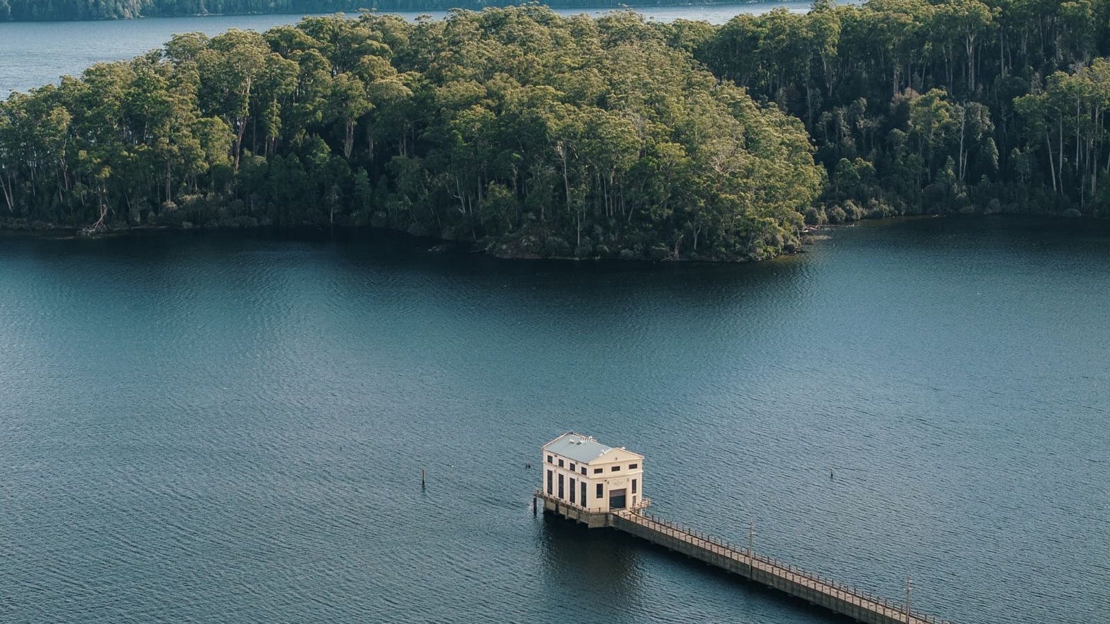 Pumphouse on Lake St Clair