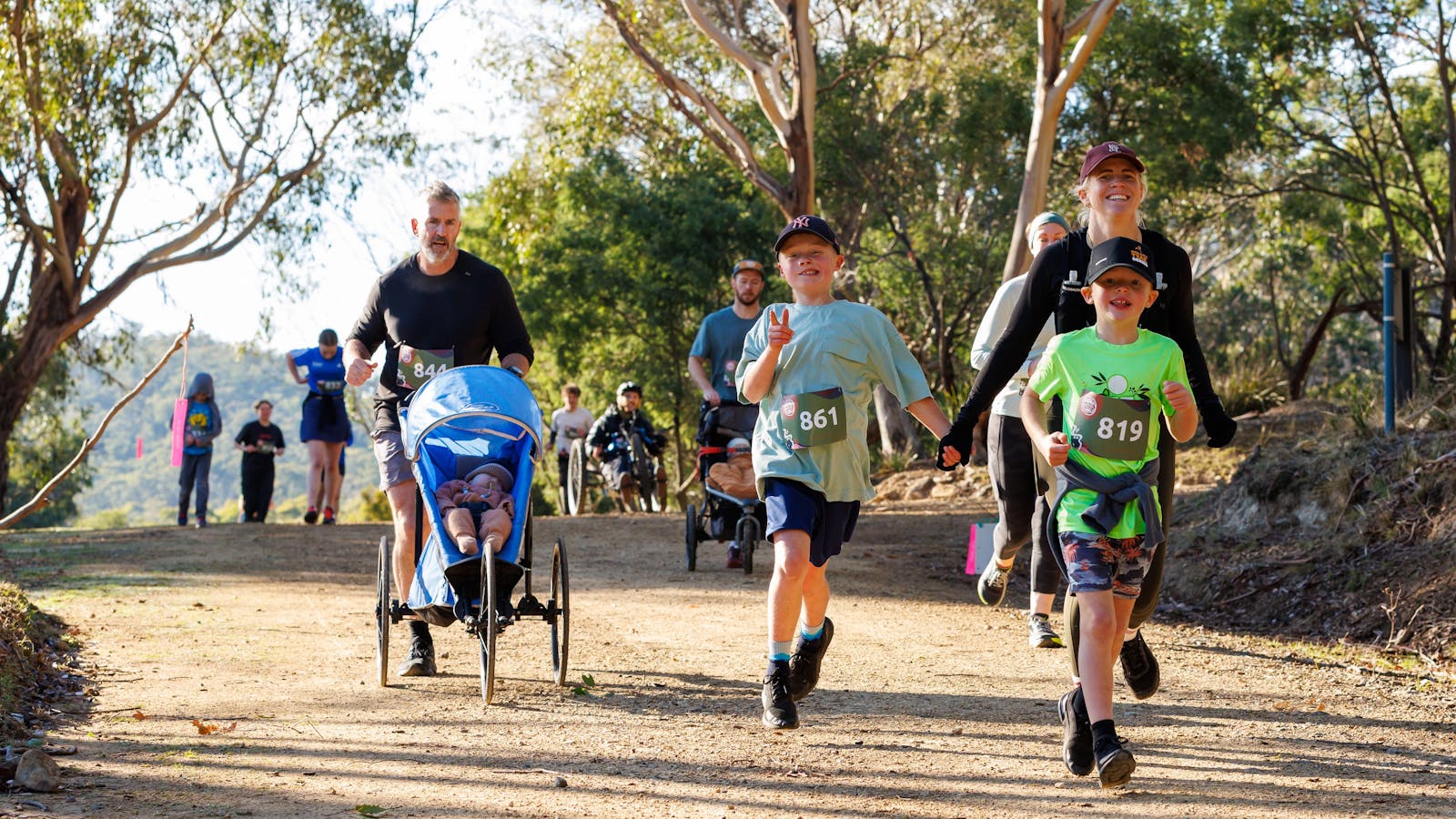 Runners in the Tolosa Taster