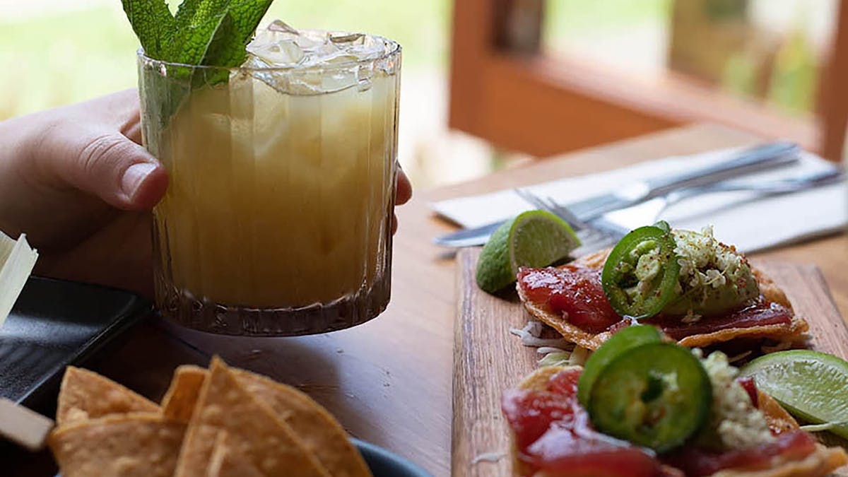 Reposado, Lime, Agave, Half Salt Rim