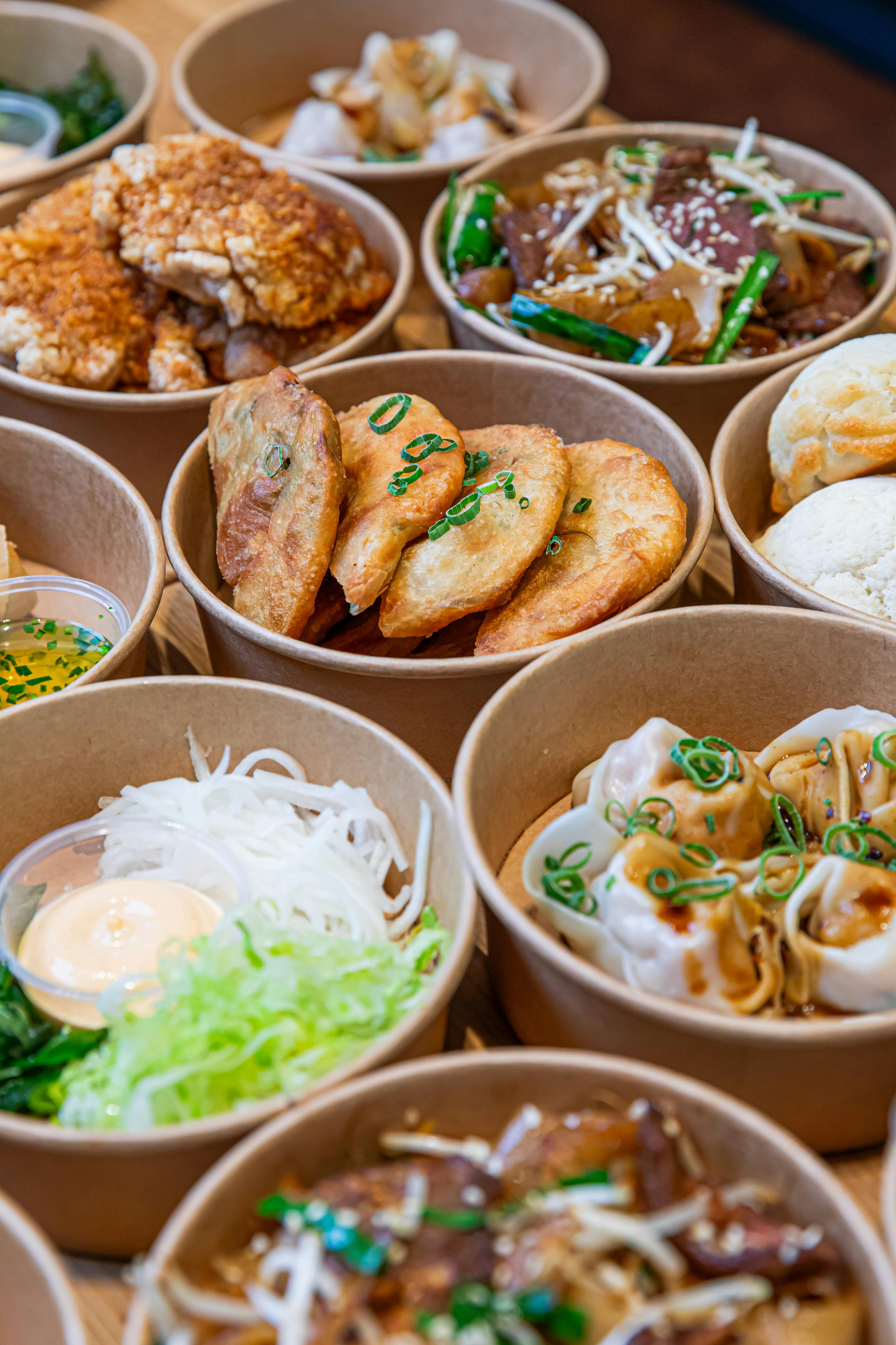 Takeaway items show