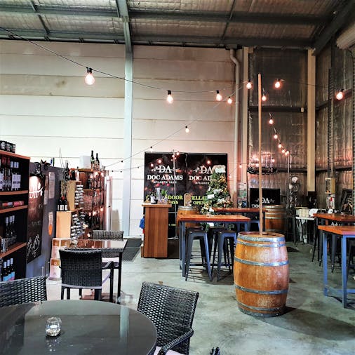 Doc Adams Wines Bar Tasting Shed