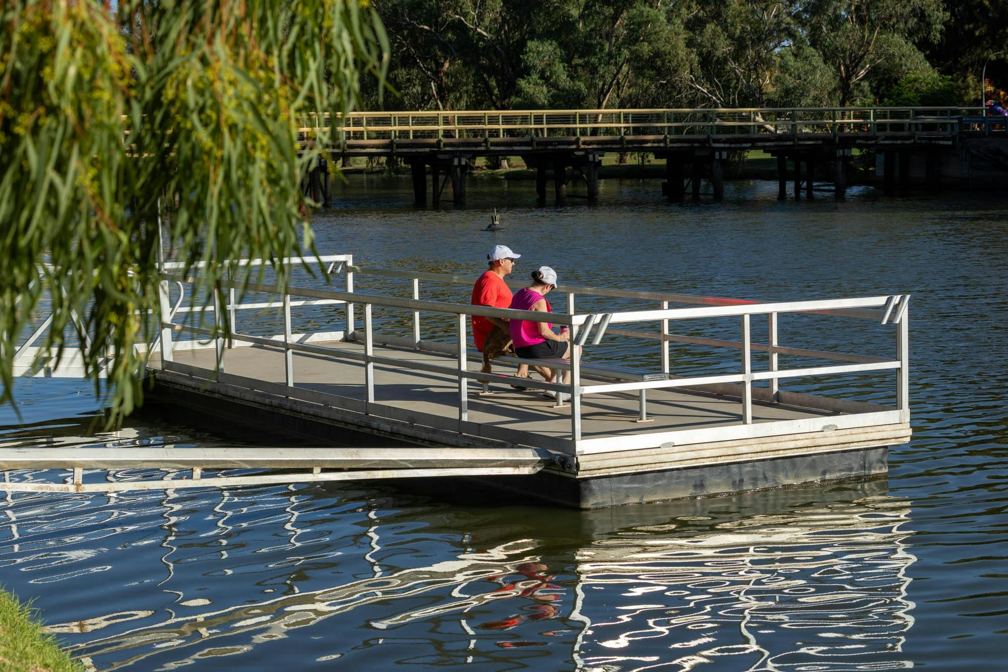 Fishing Pontoons Lake Forbes