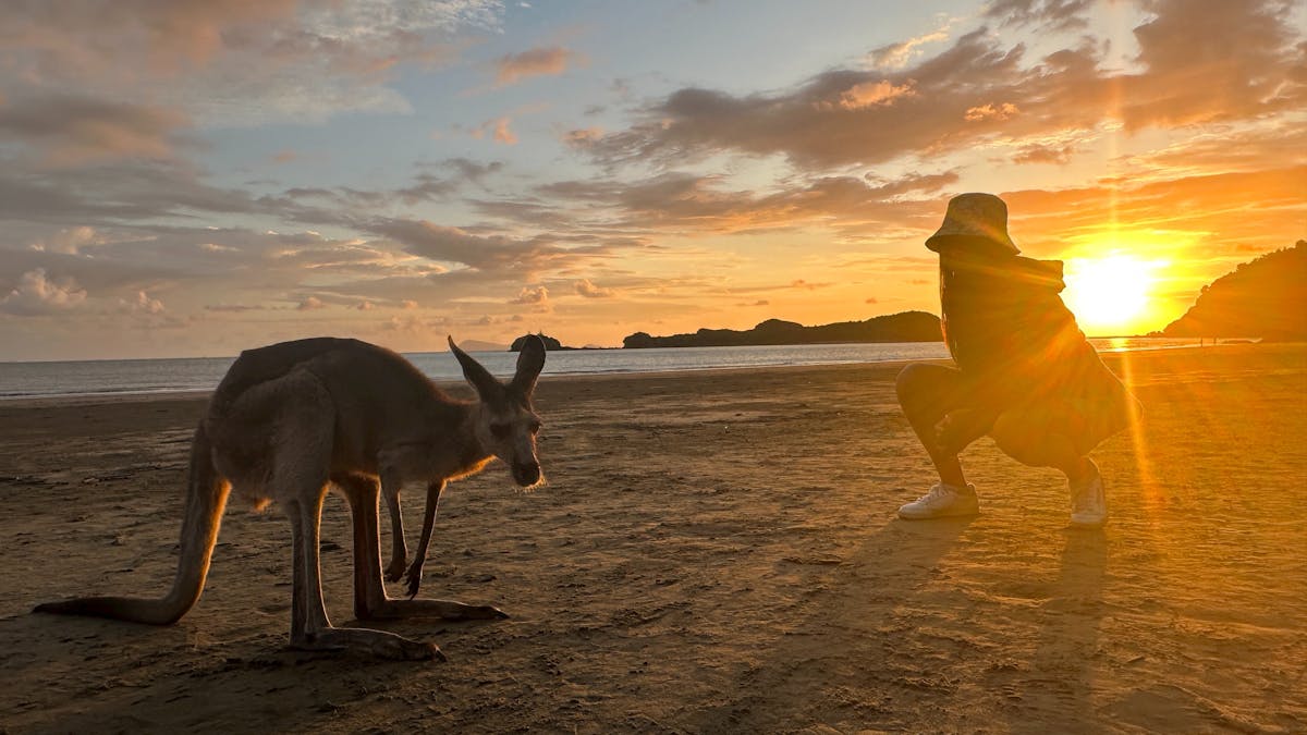 kangaroo beach sunrise