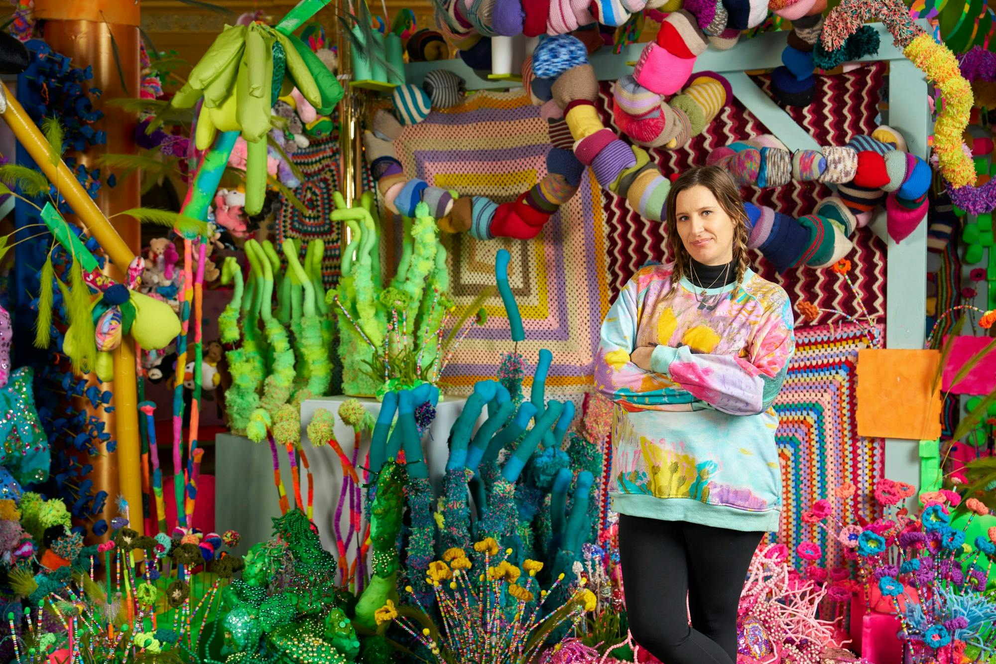Artist Rosie Deacon at Rosie Deacon: Thrifty Swifty