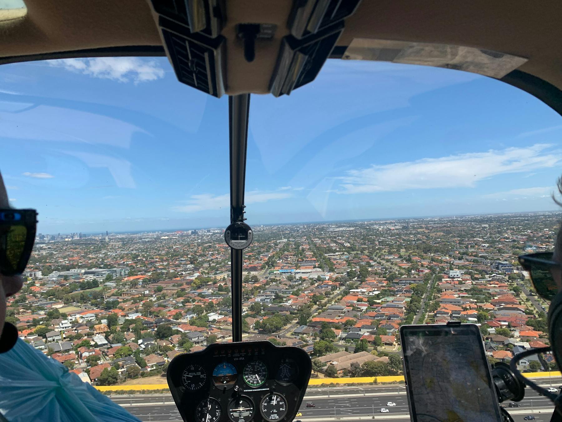 Melbourne Helicopter of Melbourne CBD