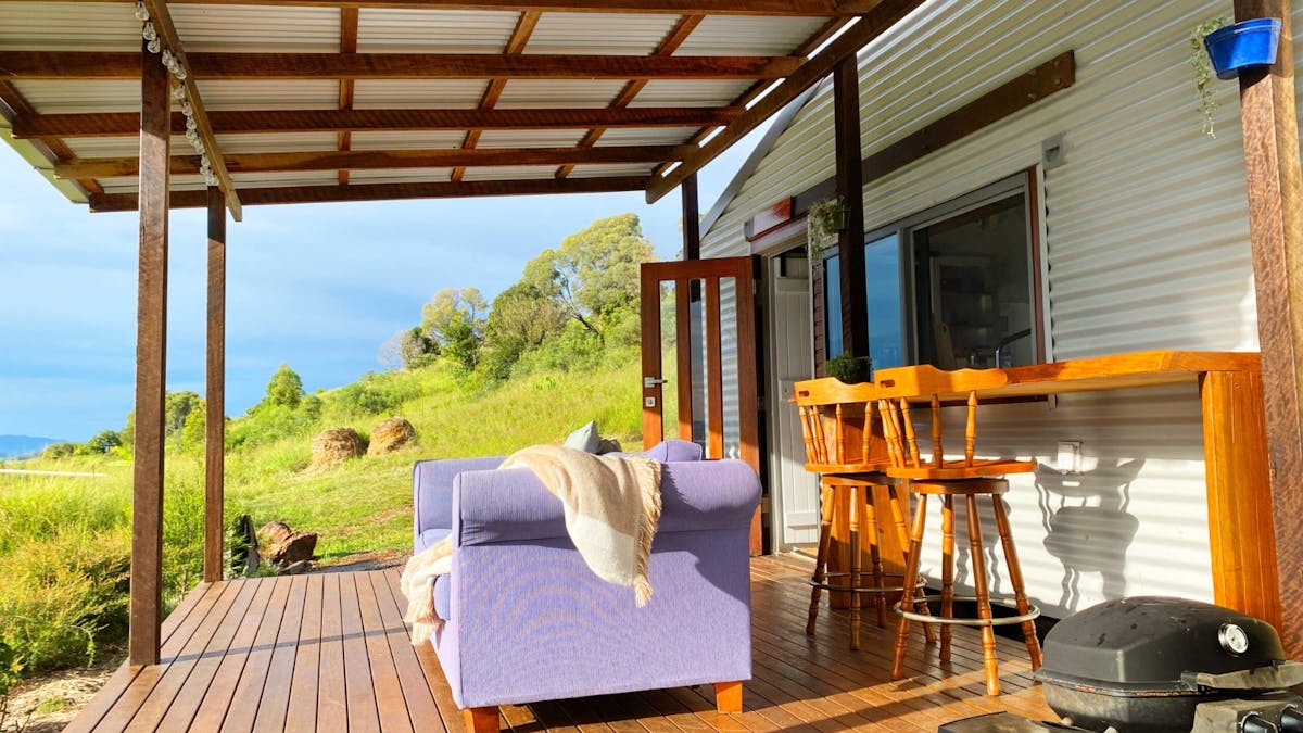 tiny home eco farm stay sunshine coast